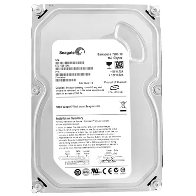 Produktbild von Festplatte Seagate ST3160815AS 160GB 7200 RPM 8MB SATA II 3,5'' Barracuda