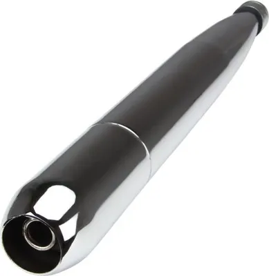 Obrázok produktu pre Tlmič hluku chróm 60/540/28mm otvorený univerzálny pre Hercules Puch Zündapp