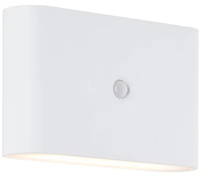Produktbild von Brilliant Xino LED Außenwandleuchte mit Bewegungsmelder 3W Warmweiß IP44 Weiß Bewegungsmelder, USB, Magnet G80605/05