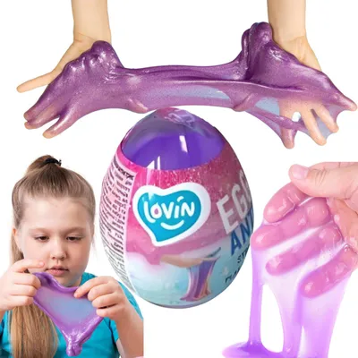 Obrázok produktu pre Slizová hmota plastová Senzorické antistresové vajíčko Elastický sliz 50g 80133