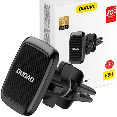 Zdjęcie produktu dla Dudao F8H Magnetyczny Uchwyt Samochodowy Na Telefon Czarny (F8H)