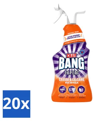 Produktbild von 20 x Cillit Bang Kalk & Schmutz Reiniger - 750 ml - Vorteilspackung - 20 Stücke