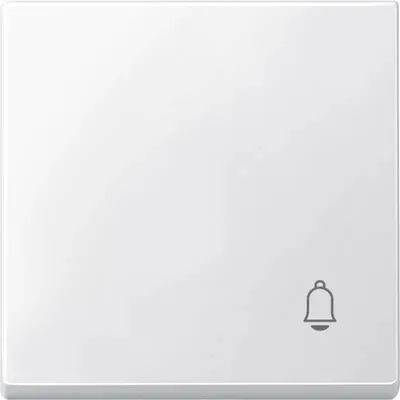 Image de MERTEN GMBH Merten Bascule de sonnette MEG3305-0419 blanc polaire Système M