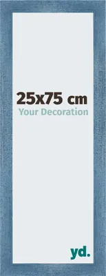 Produktbild von Bilderrahmen, 25x75 cm, Hellblau Gewischt, MDF, Mura