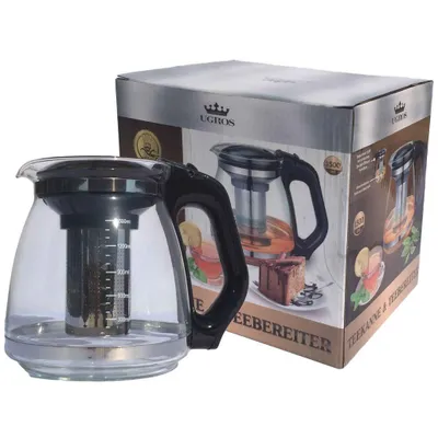 Produktbild von Teekanne aus Borosilikatglas mit Sieb, 1,5 L