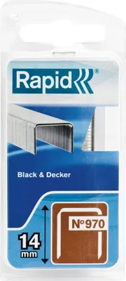Produktbild von Heftklammern Nr. 970, 14 mm, verzinkt, 670 Stück