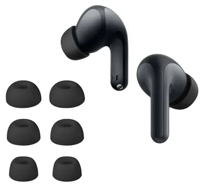Produktbild von kwmobile 6x Silikonaufsätze für Xiaomi Redmi Buds 8 Lite - Ersatz Ohrstöpsel in 3 Größen - Ear Tips für In-Ear Kopfhörer - Zubehör Ersatzpolster in