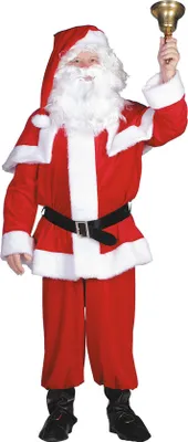 Image de Costume de Père Noël en simili velours 60