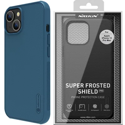 Produktbild von Nillkin Super Gefrostet Schild Pro Fall Iphone 14 Plus Zurück Abdeckung Blau