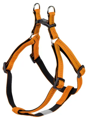 Produktbild von Nobby Soft Grip, Hund, Zugfreier Gurt, L-XL, Orange, Nylon, Einfarbig