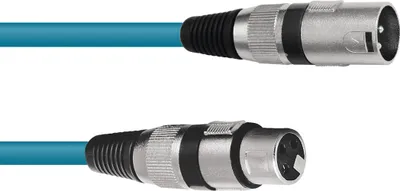 Produktbild von OMNITRONIC XLR Kabel 3pol 3m bl