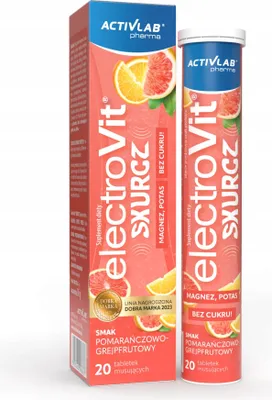 Image de Electrovit Skurcz électrolytes avec une dose accrue de magnésium arôme orange-pamplemousse Activlab Pharma