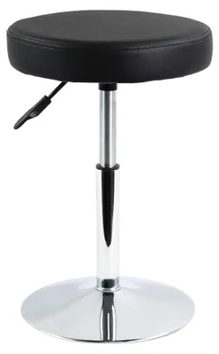 Image de Tabourets en similicuir PU, réglables en hauteur - Tabourets pivotants pour bureau et salon
