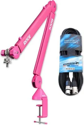 Image de Bras de microphone Rode PSA1+ Plus rose avec câble XLR