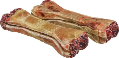 Produktbild von Gefüllter Kauknochen mit Salami-Geschmack 140g (2 Stück)