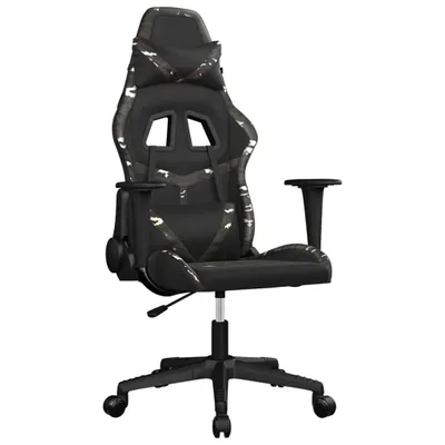 Produktbild von vidaXL Gaming-Stuhl Schwarz und Tarnfarben Kunstleder