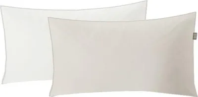 Produktbild von Kleine Wolke Kissenbezug Satin Linda Weiß 40 x 80 cm
