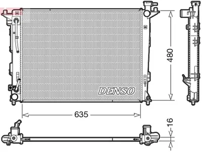 Immagine prodotto di Radiatore DENSO, raffreddamento motore DRM41005