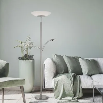 Produktbild von LED-Stehlampe ALFRED silberfarben (655-55 ALFRED)