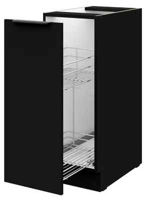 Produktbild von Küchenunterschrank Schrankauszug 30 cm Schwarz