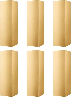 Immagine prodotto di Scatola regalo per bottiglie di vino 33×10,4×9,6 cm pieghevole oro 6 pz.