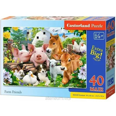 Zdjęcie produktu dla Puzzle 40 elementów MAXI Farm Friends Castorland 40339