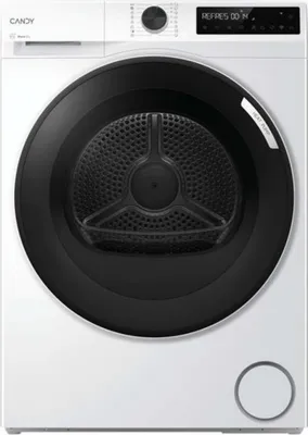 Immagine prodotto di Candy BR 10N2BX-S, in piedi, riempimento frontale, pompa di calore, bianco, girevole, touch, nero