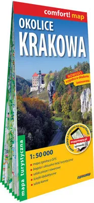 Image de Carte touristique des environs de Cracovie laminée 1:50 000