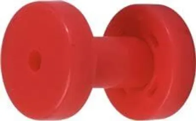 Produktbild von Karisma Ohr Flesh Tunnel Piercing Acryl Screw on Rot UV Neon.VFTRE.3mm
