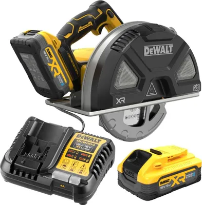 Zdjęcie produktu dla Dewalt Akumulatorowa Pilarka Tarczowa Do Metalu 18V Dcs383H2-Qw 184/67Mm 2X5,0Ah Ps