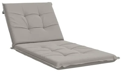 Imagen del producto de Cojín para tumbona GEMERT, 100% poliéster, color gris, 190 x 80 x 9 cm