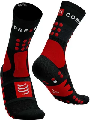 Produktbild von Compressport Hiking Black/Red/White T1 Laufsocken
