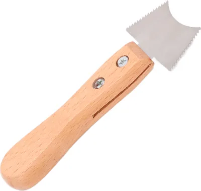 Image de Lame de scie pour fente de guitare,Couteau de nettoyage pour pont de guitare,Couteau de fer pour trou d'écrou de guitare,Couteau pour fente de selle de guitare,Couteau pour pont de guitare avec manche en hêtre,Grattoir pour frettes de guitare