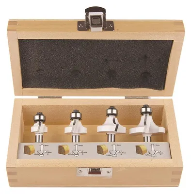 Image de Coffret de 4 Fraises queue de 8 mm MAKITA D-53534