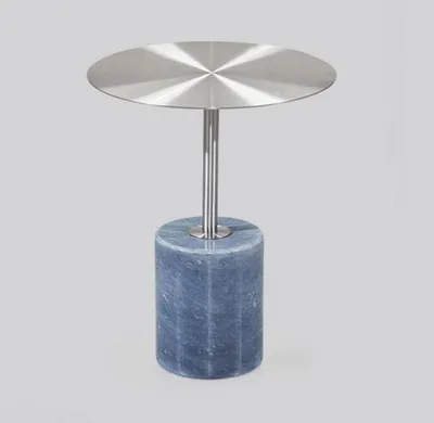 Produktbild von Moderner Runder Metall Couchtisch Wohnzimmer Holz Möbel Designer Tische Tisch