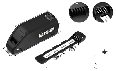Produktbild von E-Bike Batterie, 30Ah Kapazität, Vielseitige Kompatibilität, 48V 25Ah 1200Wh