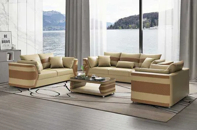 Produktbild von Sofagarnitur 3+2+1 Sitzer Beige JVmoebel