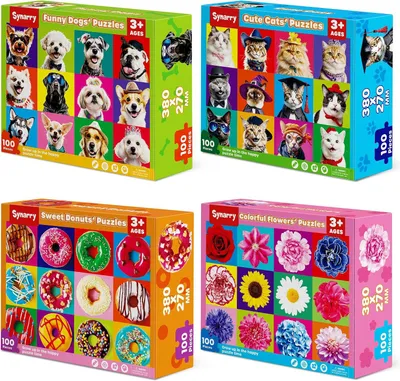 Produktbild von Kinderpuzzle 100 Teile, Lernspielzeug, 3-8 Jahre, für Kinder