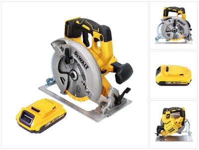 Produktbild von DeWalt DCS 570 Akku Handkreissäge 18 V 184 mm Brushless + 1x Akku 2,0 Ah - ohne Ladegerät