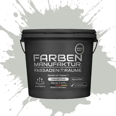 Produktbild von Farben Manufaktur Silikonharz-Fassadenfarbe – Papyrusweiß RAL 9018 – 10 L