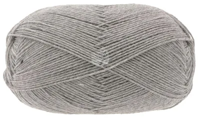 Produktbild von Lana Grossa - Meilenweit 100g Merino Extrafine uni 2404 grau meliert