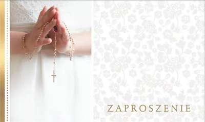 Immagine prodotto di Zaproszenia Eleganckie - Komunia 2023 – Wyjątkowe chwile, niezapomniane wspomnienia