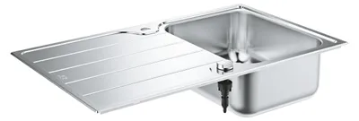 Zdjęcie produktu dla Zlewozmywak ze stali nierdzewnej GROHE K500 500 x 860 mm 31571SD1