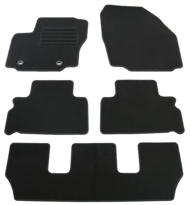 Fußmatten-Set für Ford Galaxy 2 WA6, 7-Sitzer, 05/2006-07/2012, 5-teilig