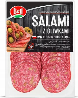 Produktbild von Salami Bel Polska z oliwkami 80 g