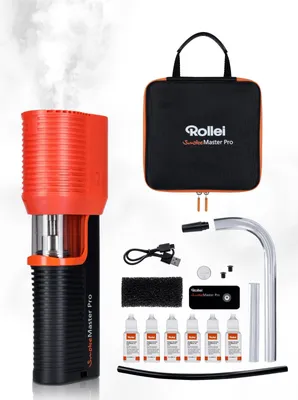 Produktbild von Rollei Smoke Master Pro - Professionelle Nebeleffekte für atemberaubende Foto- und Videoaufnahmen, kabellose Fernbedienung, vielseitige Einsatzmöglichkeiten, für Events, Partys, Bühneneffekte,