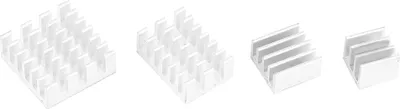 Produktbild von 20pcs Aluminum Heat Sink CPU Radiator with Adhesive for Raspberry Pi 2/3/4 3b 4B
