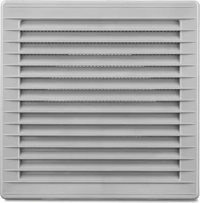 Produktbild von Lüftungsgitter Mit Gitter 170*170, Fi 125 Grau - Rx 02-250