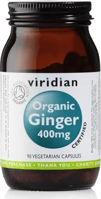 Zdjęcie produktu dla Imbir 400mg 90 kapsułek Organiczny (imbir)