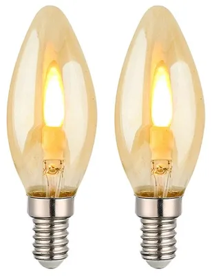 Produktbild von VITO E14 LED Kerzenlampe 1W 50lm 1800K 230V 2 Stück